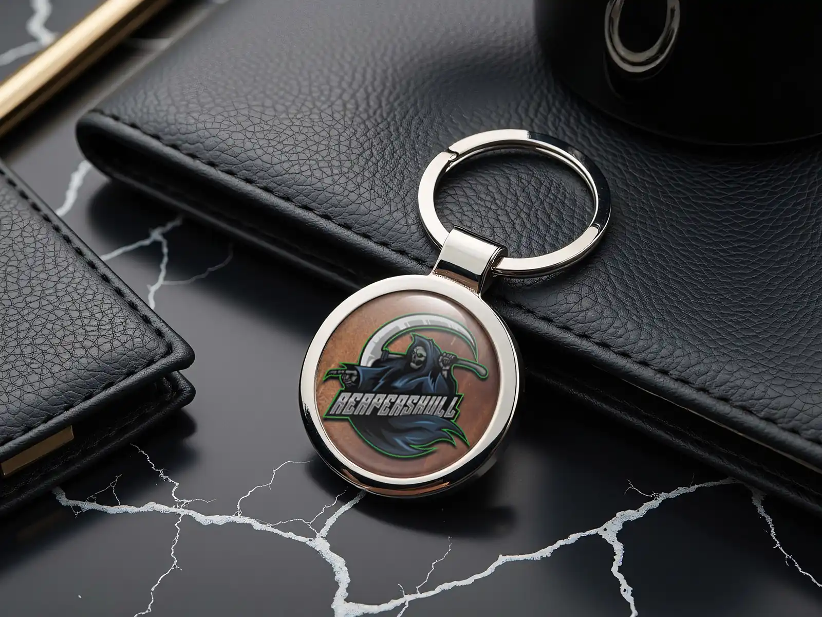Llavero Personalizado Logo Premium X